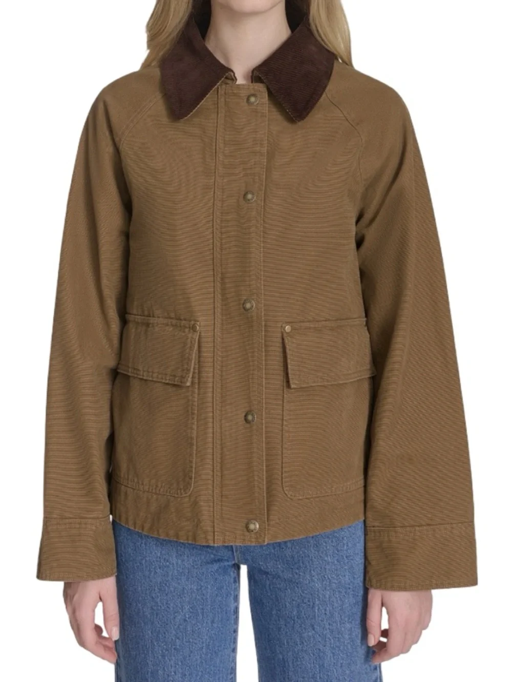 Levi's Canvas Jacket, 100% Cotton, Zipper & Snap Closure, Patch Pockets, New NWT - Picture 2 of 12